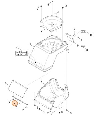 Listwa zaciskowa, Stihl 60007063910