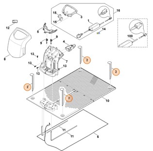 Kołek mocujący, Stihl 63094058710