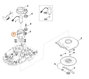 Element regulacyjny, Stihl 63097634200