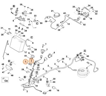 Bezpiecznik wtykowy 10A, Stihl 07510315002