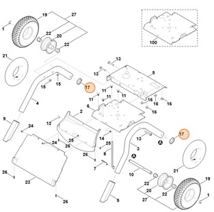 Zatyczka 50x25, Stihl 93029290900
