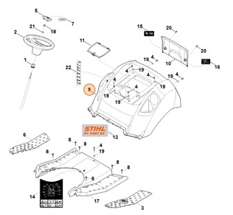 Pokrywa, Stihl 61657060702