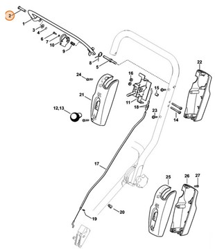 Trzpień, Stihl 42241828901