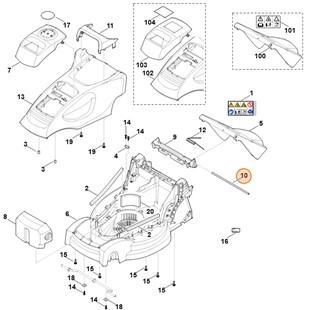 Oś, Stihl 63117030900