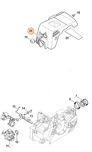 Pokrywa, Stihl 11301404707