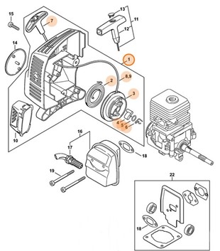 Urządzenie rozruchowe, Stihl 46011904000