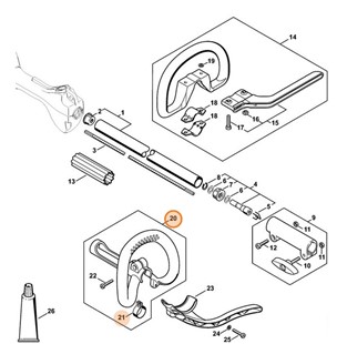 Uchwyt obwiedniowy, Stihl 41447903402