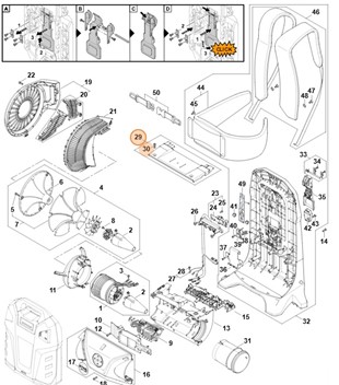 Pokrywa, Stihl BA037002100