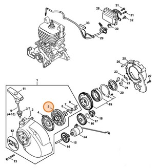 Rolka linki, Stihl 41191950401
