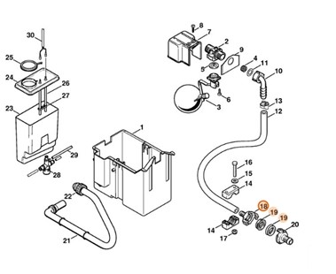 Element łączący, Stihl 49005000215