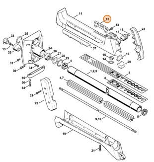 Listwa perforowana, Stihl 41167162901