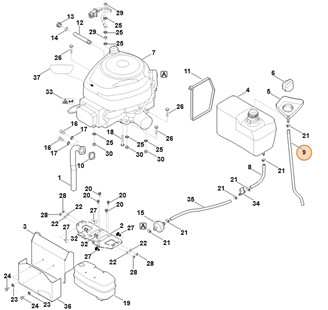 Przewód elastyczny, Stihl 61703580800