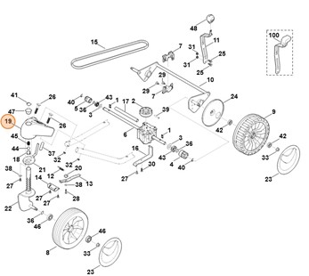 Element regulacyjny, Stihl 63617608900