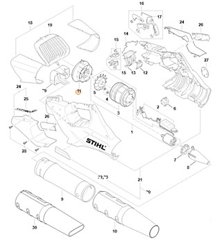Stożek wlotu, Stihl BA027611100