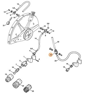 Złącze śrubowe, Stihl 42016771007