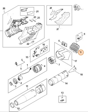 Kratka ochronna, Stihl BA047068000