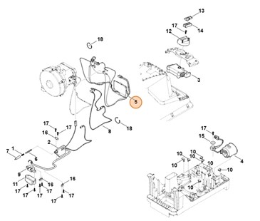 Płytka drukowana, Stihl 60134305206