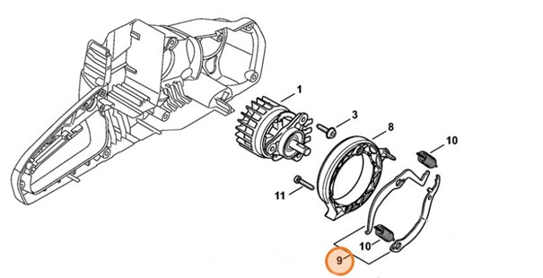 Dźwignia, Stihl 12541605000