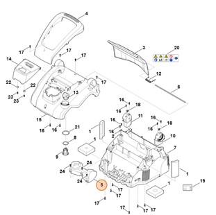 Obciążnik przedni, Stihl 62917102505