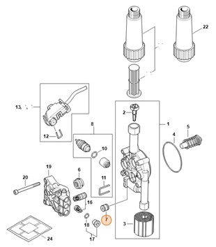 Zawór zwrotny, Stihl 49515100200