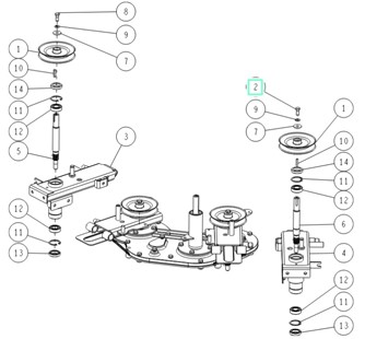 Śruba koła pasowego, Orec 0273-70400 