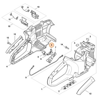 Sprężyna ramieniowa, Stihl 48644352100