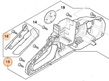Okładzina uchwytu, Stihl MA047900600