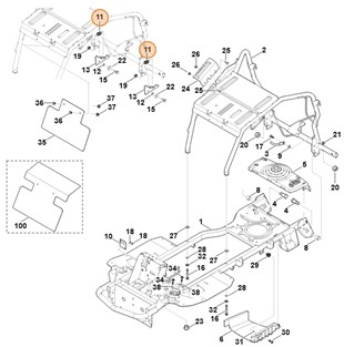 Sprężyna naciągowa, Stihl 61707035120