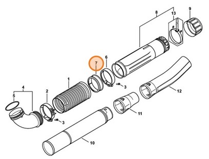Pierścień ślizgowy, Stihl 42827016301