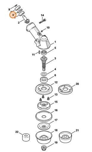 Tuleja dystansowa, Stihl 41476428501