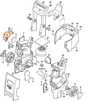 Ściągacz do wiązania kabli, Stihl 47754312500