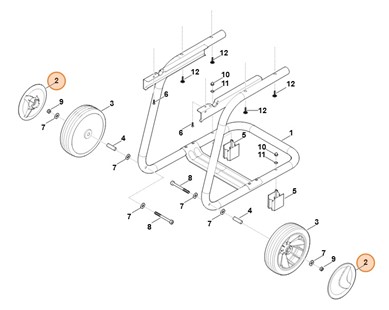 Kołpak koła, Stihl 60137040301