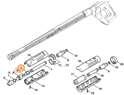 Gniazdo dyszy, Stihl 49155007100