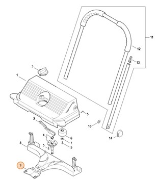 Końcówka zamiatająca, Stihl 48607319300