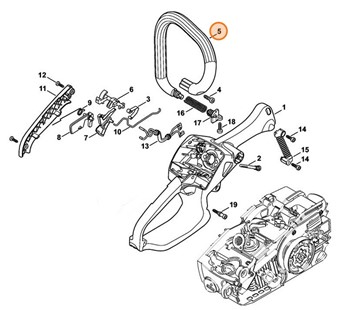 Uchwyt rurowy, Stihl 11377911701
