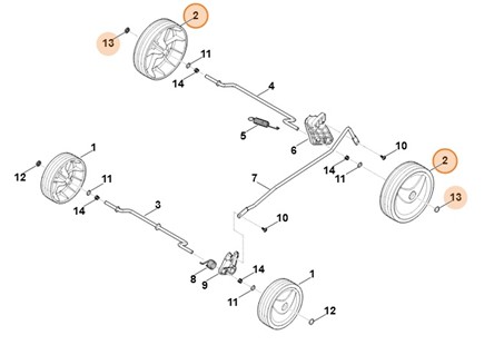 Koło, Stihl 63117000497