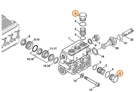 Śruba zamykająca, Stihl 47707085800