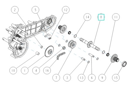 Wałek, Orec 0032-00600