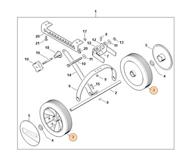 Koło, Stihl 46017913600