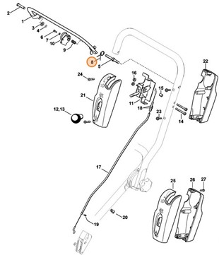 Sprężyna, Stihl 42241826100