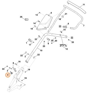 Sprężyna kątowa, Stihl 63387034900
