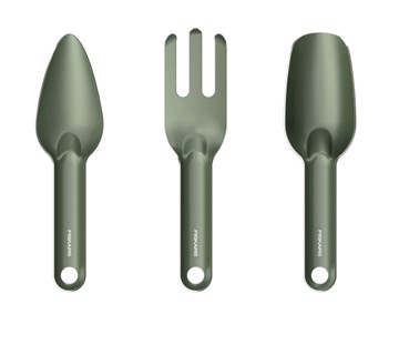 Plant Care Zestaw 3 metalowych narzędzi do sadzenia roślin, Fiskars 1080777
