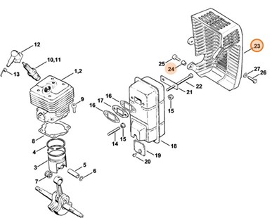 Kratka ochronna, Stihl 43081407200