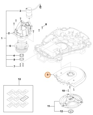 Obudowa, Stihl IA017011002
