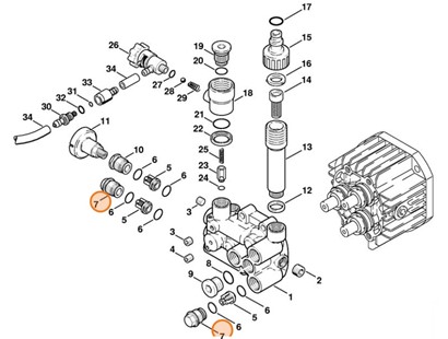 Śruba zamykająca, Stihl 47317085805