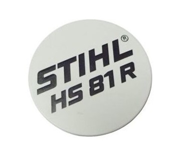 Tabliczka z typem urządzenia HS 81 R, 42379671500