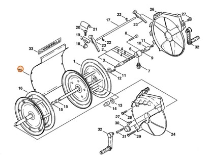 Ściana tylna, Stihl 47527631101