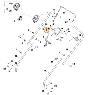 Zaczep przewodu, Stihl 63114300800