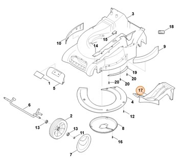 Przysłona do mulczowania, Stihl 63407668300