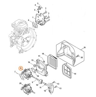 Gaźnik 4147/53, Stihl 41471200653